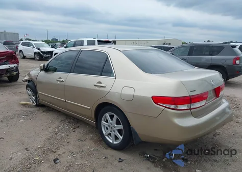 2003 Honda Accord 3.0 Ex from USA, damaged, VIN 1HGCM66563A103477